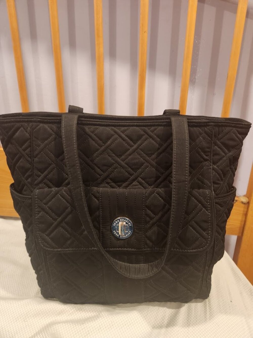big black beautiful vera Bradley bag